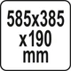 Ящик Модульный (585 х 385 х 190 мм) Для YT-09166 YATO YT-09169 - изображение 5