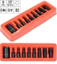 Набор Ударных Бит Головок TORX 1/2" (T30-T70) 9 шт YATO (YT-10664) - изображение 1