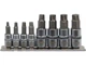Набір Біт HEX 8 шт 1/4" і 3/8" H3, H4, H5, H6, H7, H8, H9, H10 YATO (YT-04580) - зображення 4