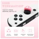 Силіконові накладки на стики Paws 6в1 Yellow/White для ігрової приставки Nintendo Switch / Switch OLED / Switch LITE [437156060] - зображення 4