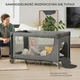 Манеж-кровать Kinderkraft Joy 2 + аксессуары Dark Grey, 5902533925155 - изображение 13