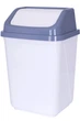 Контейнер для сміття VIOLET HOUSE WHITE-GREY 20л (6619358) 8690066193581 - зображення 1