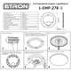 Светодиодный модуль светильник ETRON 1-EMP-278 48W Matrix 5000K IP20 коло 265 мм - изображение 2