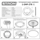 Светодиодный модуль светильник ETRON 1-EMP-276 36W Matrix 5000K IP20 круг 230мм - изображение 2