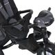 Детский трехколесный велосипед Turbo Trike MT 1007-2, с поворотным сиденьем и родительской ручкой, графитовый - изображение 12