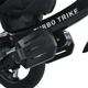 Дитячий триколісний велосипед Turbo Trike MT 1006-10, зі світлом, музикою та батьківською ручкою, жовтий - зображення 13