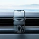 Держатель для телефона в машину в воздуховод Baseus SUWX010001 Stable Gravitational Car Mount Lite (Air Outlet Version) 5.4 - 6.7" Black - изображение 11