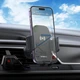 Автодержатель с беспроводной зарядкой BOROFONE BH213 Adelante wireless fast charging car holder(air outlet) Black - изображение 8