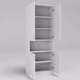 Шкаф ОШК-2 Континент 800/340/2100 Белый - изображение 2