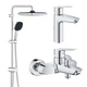 Набор смесителей GROHE QuickFix Start UA202305RM (26698001+24206002+23455002) - изображение 1
