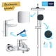 Набор смесителей GROHE QuickFix Start UA202305RM (26698001+24206002+23455002) - изображение 2
