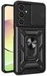 Чохол Camshield з кільцем-підставкою на Samsung Galaxy A35 (5G) black - зображення 2