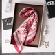 Женский платок бандана шарф повязка на шею сумку голову Honey Fashion Accessories красный (12-177) - изображение 2