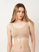 Бюстгальтер без кісточок безшовний Siela BASIC TOP S/M Бежевий (4823116924239) - зображення 1