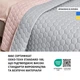 Покрывало IDEIA Silhouette Мятное евро 240x260 см двустороннее прочная стежка ткани микрофибра (4820227287710_1) - изображение 9