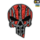 Нашивка M-Tac Ukrainian Punisher 3D PVC Red/Black - зображення 1