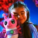 Интерактивная мягкая игрушка Glowies – Розовый светлячок - изображение 6