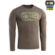 Футболка M-Tac Logo длинный рукав Dark Olive 3XL - изображение 3