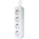 Сетевой фильтр удлинитель Power filtr 1.8м Defender E418 4 розетки White (99225) - изображение 2