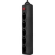 Мережевий фільтр подовжувач Power filtr 3,0м Defender ES 5 розеток Black (994850) - зображення 2