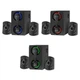 Комп'ютерні колонки 2.1 Defender Eclipse 40W Bluetooth MP3 SD USB AUX RC Black (65593) - зображення 5