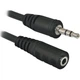 Кабель AUX Audio TRS M/F 1.5м JACK02-05 чорний Defender - изображение 2