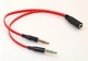 Перехідник аудіо Jack 3.5мм F 4pin - 2 Jack 3.5мм Audio MIC Red (B00643) - зображення 4
