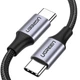 Кабель UGREEN US261 USB 2.0 Type-C MM 2м 18W никелированная алюминиевая оплетка Black (50152) - изображение 2