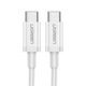 Кабель UGREEN US264 USB 2.0 Type-C MM 2м 18W ABS оболочка White (60520) - изображение 2