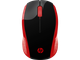 Беспроводная мышка HP 200 3 кН 1000 dpi Black-Red (2HU82AA) - изображение 1