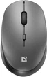 Беспроводная бесшумная мышка Defender Auris MB-027 USB 3 кН 1600 dpi Grey (52029) - изображение 1
