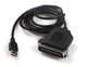 Перехідник B00026 USB to LPT тато-мама 80 см Black - зображення 3