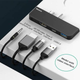 Док-станция хаб Baseus CAHUB-FT01 USB 3.1 Type-C 3.5mm - HDMI USB 3.0 Type-C 3.5mm для Surface Go Black - изображение 4