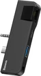 Док-станция хаб Baseus CAHUB-FG01 USB3.1 Type-C 3.5mm - USB 3.0 RJ45 Type-C 3.5mm для Surface Go Black - изображение 2