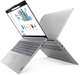 Ноутбук Lenovo IdeaPad Slim 5 16IAH8 (83BG001ARA) Cloud Grey / 16" IPS WUXGA / Intel Core i5-12450H / RAM 16 ГБ / SSD 512 ГБ / Подсветка клавиатуры / Зарядка через Type-C - изображение 5