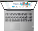Ноутбук Lenovo IdeaPad Slim 5 16IAH8 (83BG001ARA) Cloud Grey / 16" IPS WUXGA / Intel Core i5-12450H / RAM 16 ГБ / SSD 512 ГБ / Подсветка клавиатуры / Зарядка через Type-C - изображение 6