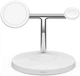 Зарядний пристрій бездротовий 3в1 MagSafe iPhone/Watch/AirPods Fast charger Pad, білий Belkin 000331230 - зображення 5