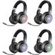 Беспроводные игровые наушники с микрофоном Defender FreeMotion B571 Bluetooth 3.5mm jack LED Black (63572) - изображение 9