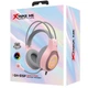 Проводные игровые наушники с микрофоном XTRIKE ME GH-515P USB+3.5мм RGB Pink-Grey - изображение 4