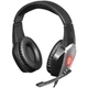 Проводящие игровые наушники гарнитура Defender X-Skull LED RGB USB 2 x jack 3.5 Black-Grey - изображение 1