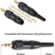 Jack 3.5мм штекер стерео, с фиксирующей гайкой, 3.5 plug and jacket SB439B-PG-B+SA3.0, для мобильных радиосистем, контакты- покрытие золото, на кабель диам. от 2.5 до 6.0 мм, корпус- латунь, цвет- черный, I-Taki (Южная Корея) - изображение 3