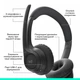 Bluetooth-гарнітура Logitech Zone 300 Wireless Black (981-001407) - зображення 6