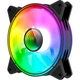 Кулер для корпуса GameMax FN-12Rainbow-Q-Infinity ARGB-подсветка 120мм Черный / Кулер для пк - изображение 1
