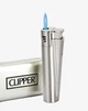 Запальничка газова Clipper Metal Jet Silver Турбо з гравіюванням - зображення 3
