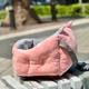 М'яке дитяче крісло Котик 40 см, плюшеве сидіння з бортиками для дітей від 0-2 років, Рожево-Сірий - зображення 9
