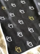 Жіноча хустка бандана шарф пов'язка на шию сумку голову Honey Fashion Accessories чорний (12-190) - зображення 5