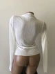 Женская прозрачная кофточка гольф водолазка Honey Fashion Accessories S белый (10-124) - изображение 5