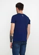 Футболка синяя "Only Man" (95-TSH-3-02-V-blue/small-silver-back-S) - изображение 2