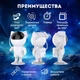 Ночник Проектор Астронавт звездного неба и галактики Космонавт 8 режимов с пультом ДУ - изображение 4