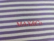 Приталена жіноча футболка в полоску Max&Co S білий/бузковий - зображення 12